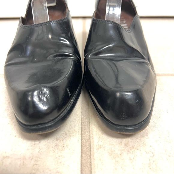 Vintage 80’ LUC BERJEN Italy Women Mary Jane pumps coquette ankle straps 8.5M - Picture 6 of 9